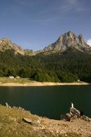 D2-19 Lac de Bious-Artigues and the Pic du Midi D'Ossau, French Pyrenees.